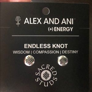Alex and Ani | Endless Knot Sacred Studs